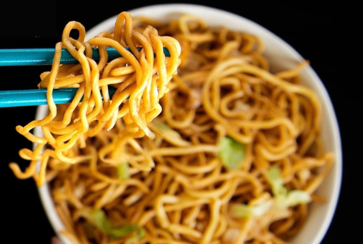 Enjoy Panda Express Menu's Chow Mein Wheat noodles stir-fried with onions, celery, and cabbage.