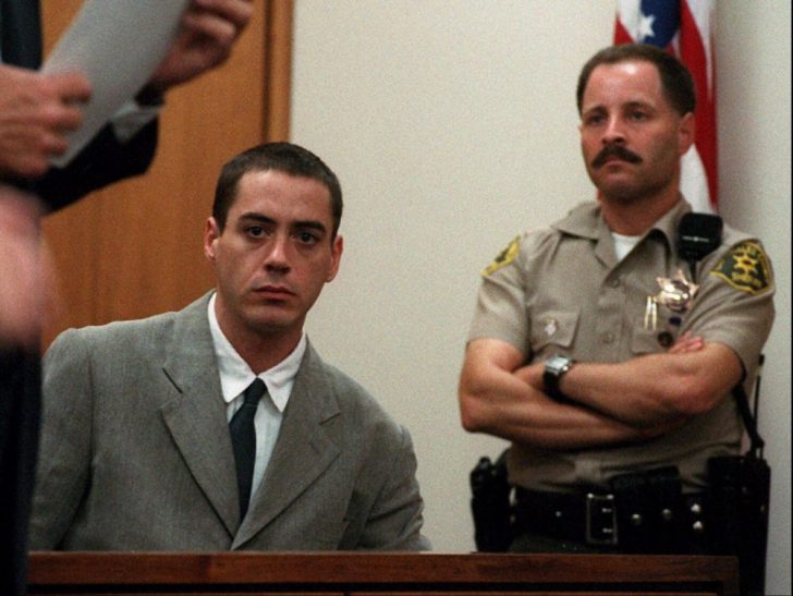How long was Robert Downey Jr. was in jail back in '90s?