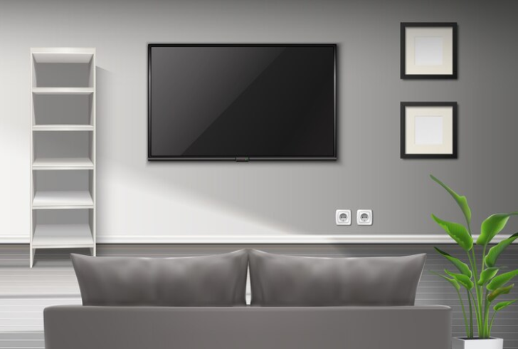 How to Decorate a Wall Behind a TV - Photo Wall