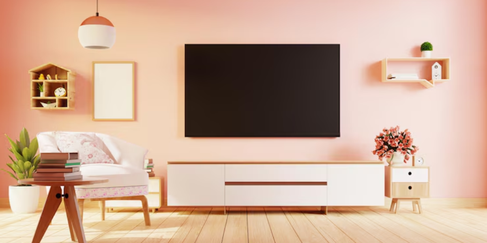 how to decorate a wall behind a tv